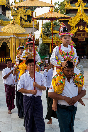 Thingyan Festival Yangon Myanmar