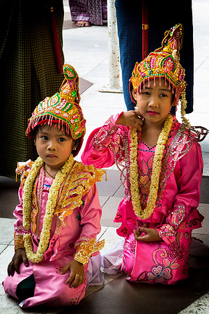 Thingyan Festival Toddlers Yangon
