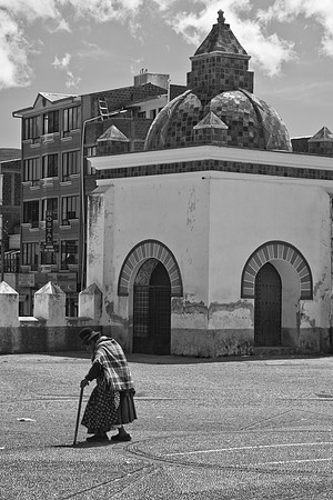 Old Lady Copacabana Bolivia